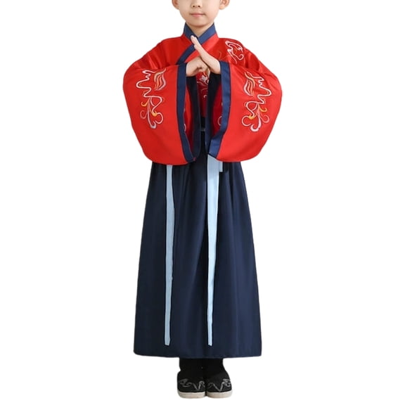 QHFBli Girls Ancient Chinese Traditional Hanfu Dress Fancy Dress Christmas Party Dress