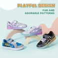 thumbnail image 4 of EUXTERPA Toddler Dinosaur Sneakers for Boys Casual Fashion Shoes Kids School Walking Shoes Little Kid Size 12, 4 of 8