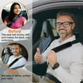 thumbnail image 5 of 6pcs Car Seat Belt Pad Soft Fiber Seatbelt Shoulder Strap Covers Comfortable Driving Cushion Universal Car Accessories for Car, White, 5 of 7