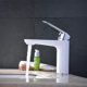 thumbnail image 3 of Grifo de baño, grifo de lavabo alto negro, grifo mezclador con cartucho de cerámica Ormromra XDJZ-90-10, 3 of 7
