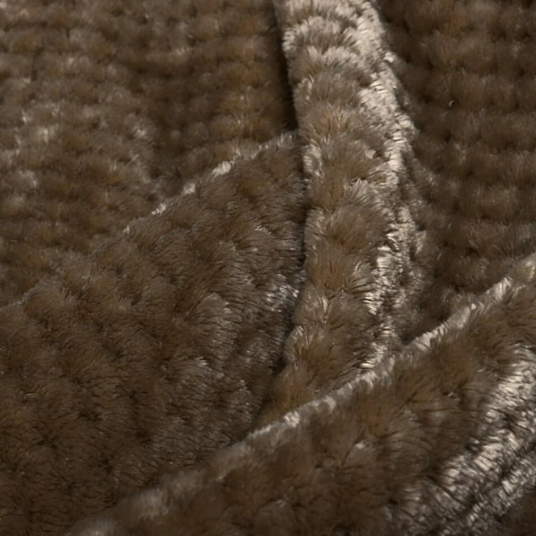 Honeycomb Shimmersoft Berkshire Blanket Bright White King Walmart