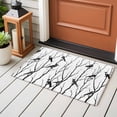 thumbnail image 4 of Black Branches Birds Entryway Rug 2'x3'&nbsp; Non Slip Front Door Mats, Modern Abstract Forest Silhouettes Entrance Rugs Indoor Outdoor Carpet, Washable Floor Mats Small Area Rug for Bedroom Kitchen, 4 of 8
