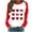 C#Red, variant on Valentines Day Outfit Women Heart Graphic Raglan Long Sleeve Shirt Cute Crewneck Sweatshirt Color Block Pullover Valentine Sweatshirt for Women