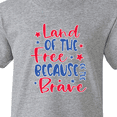 thumbnail image 4 of Inktastic Memorial Day Land of The Free Because of The Brave Youth T-Shirt, 4 of 5