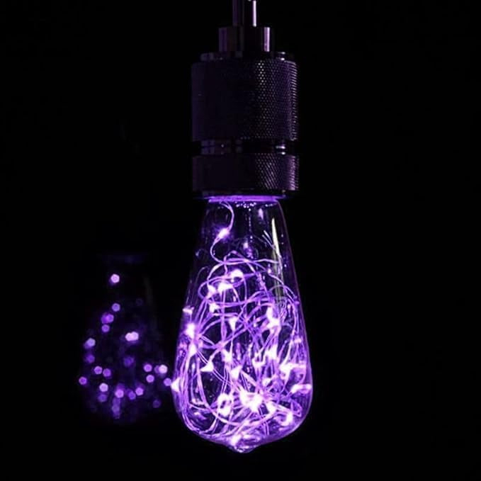WE 3D Fireworks Edison BulbLED Decorative Firework Light Bulb, 2 Pack 3D Incandescent Bulbs Light Bulb 5W 85-265V Retro Bulb