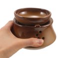 thumbnail image 6 of Stoneware Tea Set Tea Lights Essential Oil Warmer Base Ceramic Decor for Home Tea Heater Base, 6 of 6