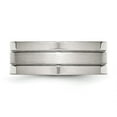 thumbnail image 3 of Chisel Stainless Steel Polished with Satin Center 8mm Grooved Band, 3 of 7