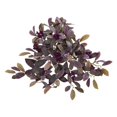 thumbnail image 1 of Casi natural 23 pulgadas. Hoja de Laurel de Otoño con Bayas Artificiales (Juego de 3) Plantas de Seda Púrpura, 1 of 1
