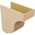 thumbnail image 5 of 10"W x 20"D x 20"H Classic Van Buren Rough Cedar Woodgrain TimberThane Corbel, Primed Tan, 5 of 6