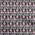 thumbnail image 1 of oneOone Cotton Poplin Dark Brown Fabric Florals Sewing Fabric By The Yard Printed Diy Clothing Sewing Supplies 56 Inch Wide, 1 of 5