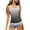 Z5-Black-girls summer swimwear, variant on MKOSPLRT Girls Swimsuit Two Piece Tankini Swimsuits with Boyshort Ruched Bathing Suit Color Block Teen Girls' Swimwear Size 7-16Y