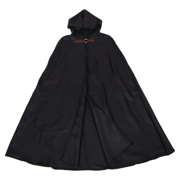 Capa medieval con capucha para hombre, capa de vampiro renacentista con capucha, túnica pirata de Halloween, capa larga para adultos, disfraz de cosplay aterrador