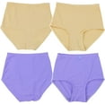 thumbnail image 3 of ToBeInStyle Women's Pack of 6 High-Rise Girdle Panties - Lovely Pastels - 3XL, 3 of 6