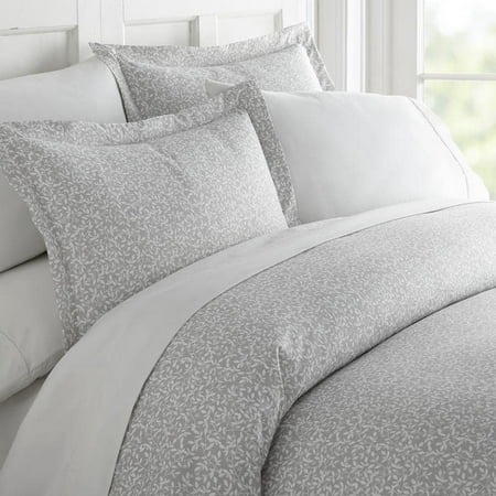 Merit Linens Premium 3 Piece Vine Trellis Print Duvet Cover Set