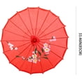 thumbnail image 4 of THY COLLECTIBLES 33" Japanese Chinese Umbrella Parasol For Wedding Parties, Photography, Costumes, Cosplay, Decoration And Other Events (Red), 4 of 4
