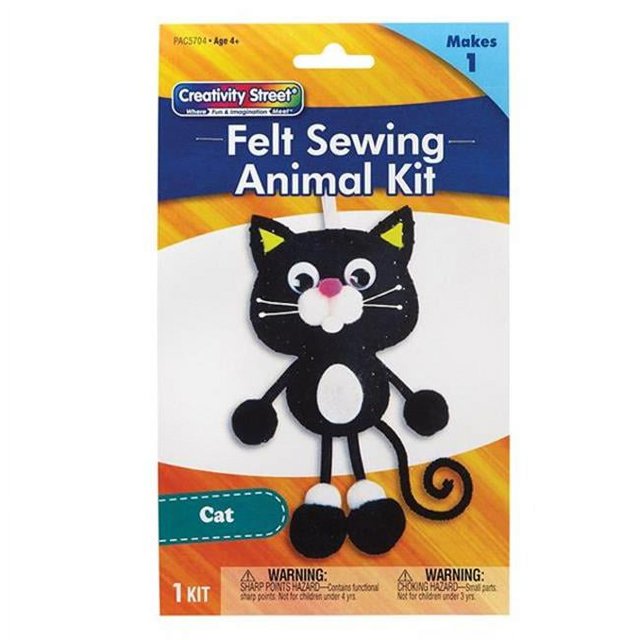 Creativity Craft Kit Clownfish PACAC5704-6 Creativity Street Craft Kit - Cat - 6 Each