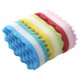 thumbnail image 2 of esponjas de ducha para adultos: exfoliantes para ducha para hombres, mujeres y niños: un lado liso y un lado áspero exfoliante, 2 of 5