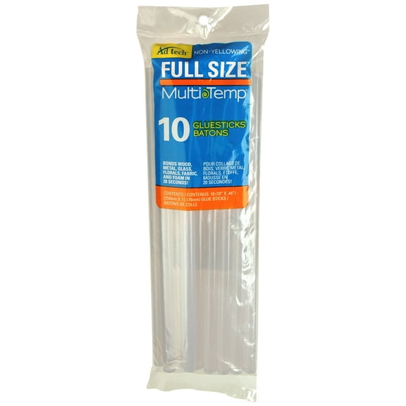 AdTech 10" Glue Sticks, 10 Count