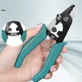 thumbnail image 1 of Optical Fiber Stripper, 3 Hole Comfortable Grip Fiber Stripping Pliers Adjustable Aperture Rust Prevention Ergonomic  for Electrical Maintenance, 1 of 7