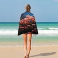 thumbnail image 4 of Independence Day Of The United States Flag Ultra Fine Fiber Beach Towels for Travel And Quick Drying Absorbent Towels for Swimming, 4 of 7