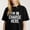 Black-4, variant on Go Ask Your Dad Printing T Shirt Casual Tee for Adults