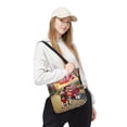 thumbnail image 2 of Be My Valentine's French Bulldog Truck Full of Love Flower Balloon All Over Print 3D Canvas Tote Bag Dog Lover Gifts Reusable Handbag - 02029, 2 of 5