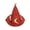 Red, variant on Xirurus Hamster Hat Moon Star Pattern Small Animal Pet Top Hats with Adjustable Chin Strap for Turtles Lizards Geckos, Black, One Size (3.15 inches / 8 cm)
