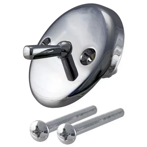 Trip Lever Overflow Faceplate In Polished Chrome For Bathtubs & Sinks