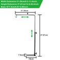 thumbnail image 6 of Aiicioo Reptile Lamp Stand Metal Material Landing Lamp Holder Bracket with Base Adjustable, 6 of 6