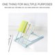 thumbnail image 4 of Foldable Space Saving Laundry Rack, Wall Mounted Adjustable Over Sink for Kitchen & Bathroom, 4 of 4