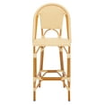 thumbnail image 2 of SAFAVIEH California Outdoor Patio Bar Stool, Natural, 2 of 12