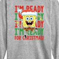 thumbnail image 3 of SpongeBob SquarePants - I'm Ready For Christmas - Toddler And Youth Long Sleeve Graphic T-Shirt, 3 of 6