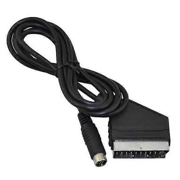 1.8m RGB SCART cable off cord TV LED cable stable gearbox for Sega Saturn