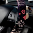 thumbnail image 5 of LOVE 14.5 Inch Printing PVC Leather Car Wheel Cover Steering Wheel Cover Auto Accessories, 5 of 6