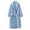 Light Blue, variant on IROINNID Women's Anorak Coat Long Sleeve Solid Color V-Neck Outwear, Loose Cotton Coat Long Belt Warm Coat