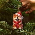 thumbnail image 5 of Personalized Dog Puppy Owner Shaped Christmas Ornament 2025, Unique Chow Chow Xmas Keepsake Ornament Gift for Chow Chow Lovers Daughter Son Kids, Customized Name Dog Ornaments Hanging Xmas Tree Decor, 5 of 5