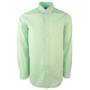 Men's Paisley Print Long Sleeve Shirt-G-XL