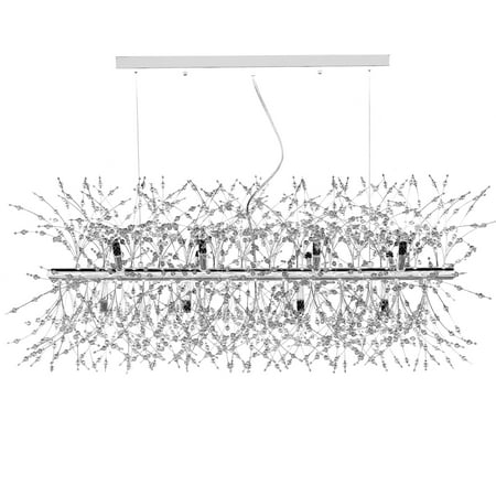 

TFCFL Modern Crystal Dandelion Sputnik Chandelier High Color Rendering Linear Strong Stability Beads 36.2