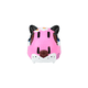 thumbnail image 3 of Casco infantil para patines, patineta, scooter y bicicleta, marca Flying Eagle modelo osita rosa Flying Eagle Zoo pink bear, 3 of 3
