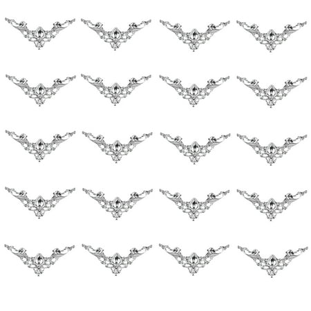 Decorative Edge Guard Yosoo Antique Box Corner, 20Pcs Metal Corner Protectors Guard Edge Decorative Cover Pad for Book Scrapbooking Albums Menus ()