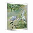 thumbnail image 2 of Designart 'Portrait Of Heron Birds I' Traditional Framed Art Print, 2 of 4