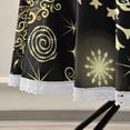 thumbnail image 5 of Coolnut Christmas Black Round Tablecloth, Wrinkle Free Soft Table Cloth with Lace, 60 Inch Table Cover for Kitchen Dining Tables, Hotels, Banquets, Camping Parties House Decor, 5 of 7