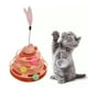 thumbnail image 5 of Pista de Bolas para Gatos, 4 Niveles Interactivos para Gatitos, Rodillo de Pista, Juguete para Ejercios, Juguetes para Gatos de Interior, Torre de Bolas para Gatos, Plataforma, 5 of 7
