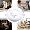 thumbnail image 2 of LOMUTY Steel Tongue Drum 11 Notes 12" Meditation Musical Percussion Instrument Hand Pan Drum(White), 2 of 6