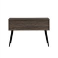 thumbnail image 4 of 44" Contemporary 2-Drawer Wood Entry Table - Slate Gray / Black, 4 of 5