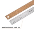 thumbnail image 4 of Unique Bargains Stainless Steel Rulers with Non-Skid Backing 61cm/24' Inch and Metric Metal Ruler, 4 of 6