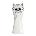 thumbnail image 2 of Golf Head Covers Equipment Golf Cue Protector Mallet Putter Putter Cue Headcover Driver White, 2 of 10