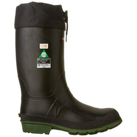 Men's Size 10 Green Lined CSA Rated Rubber Boots | Walmart Canada