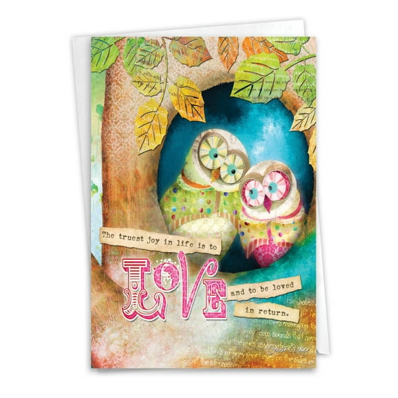 C2952CWDG Hilarious Wedding Card 'FOREST FRIENDS' with Envelope by NobleWorks