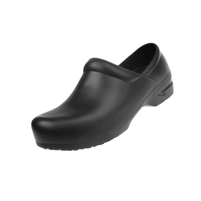 Chaussures de Chef pour Hommes Antidérapantes Chaussures de Sécurité Chaussures de Chef Décontractées pour Cuisine Cuisinier Résistantes à l'Huile Imperméables 39 Noir